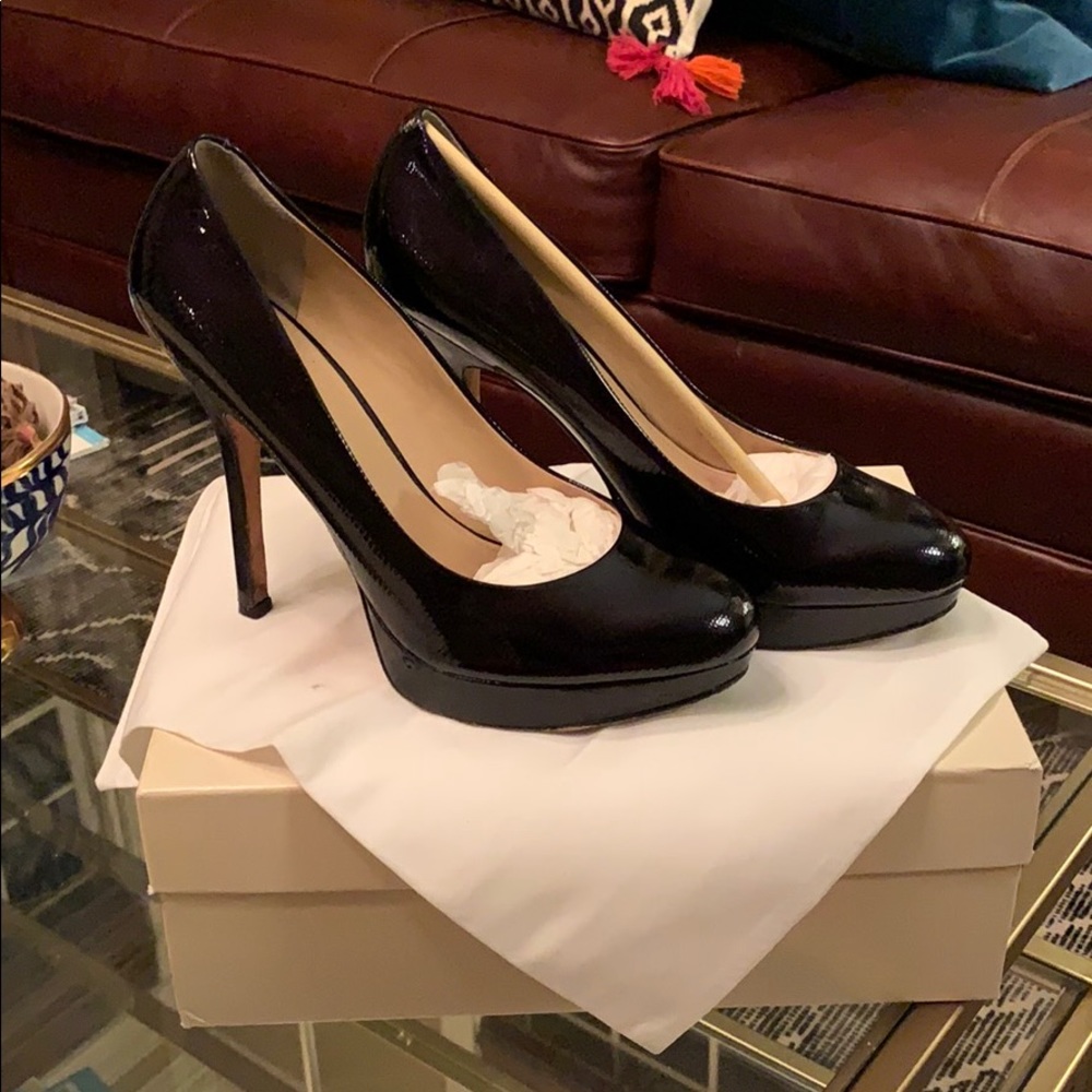 Joan & David leather heels, size 10
